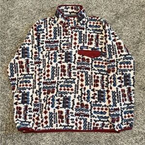 Patagonia XXL Multicolor Patterned Synchilla Fleece Pullover
